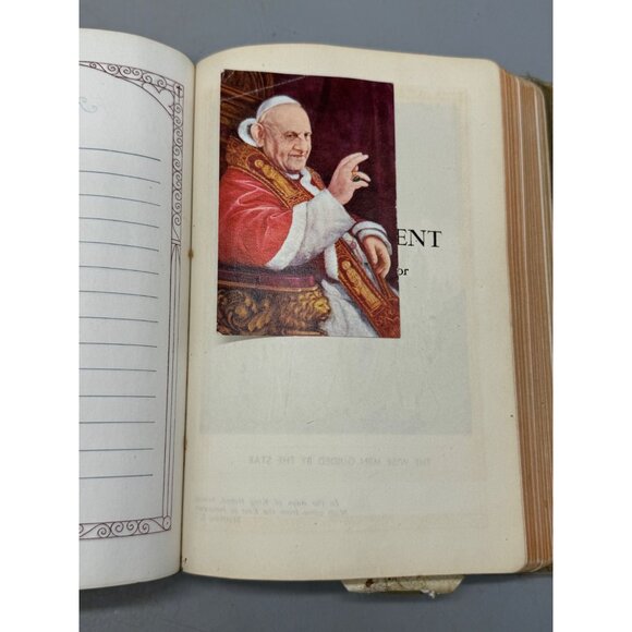 Holy Bible Catholic Edition Red Letter Illustrations published 1948-1950 READ - Picture 9 of 16